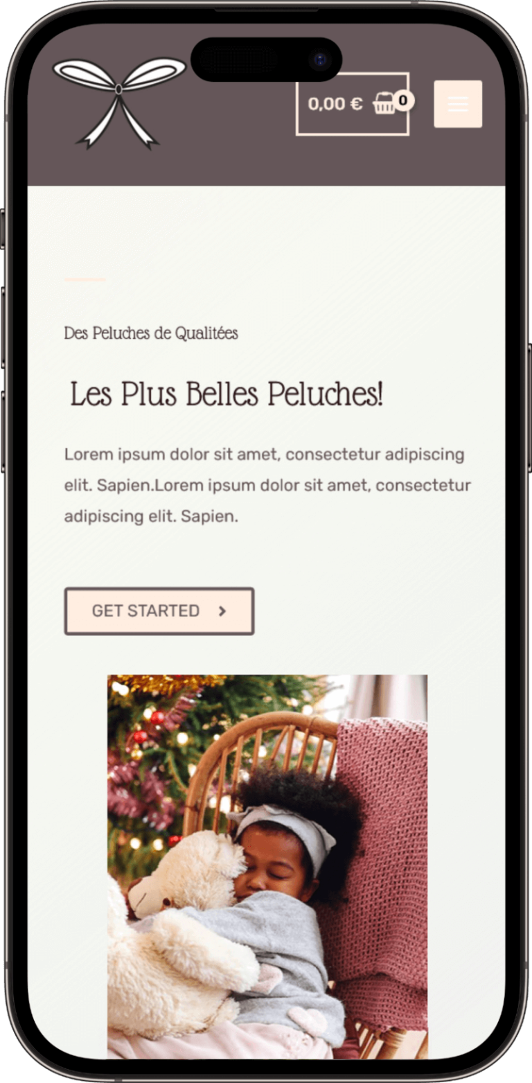 Page Accueil Mobile